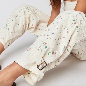 Free People Painter Cargo Pant in Ecru Size 2‎